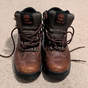 Timberland Dark Brown Leather Boots